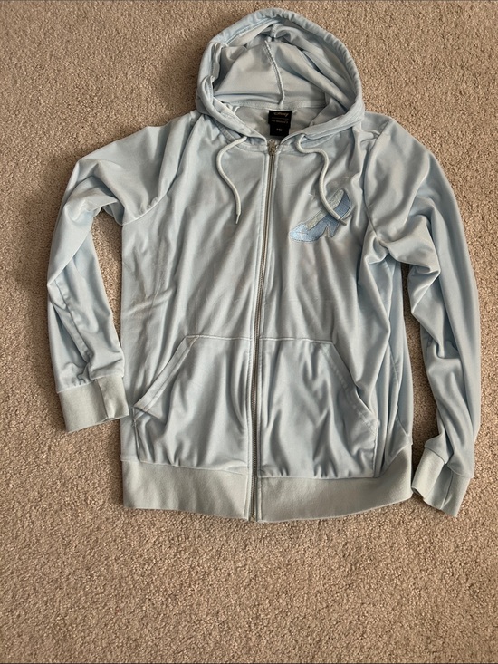 Disney Tops - Light Blue Disney Zip-Up Hoodie with Hood and Pockets